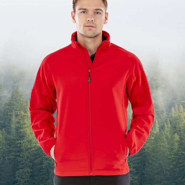 Men's recycled 2-layer printable softshell jacket Thumbnail
