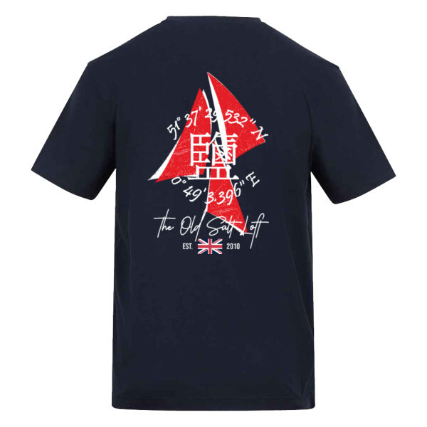 The Old Salt Loft Vintage Unisex T-Shirt Navy Thumbnail